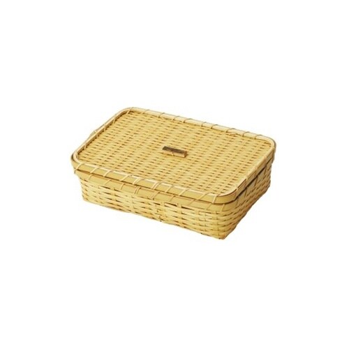 竹編み長角料理篭 22732