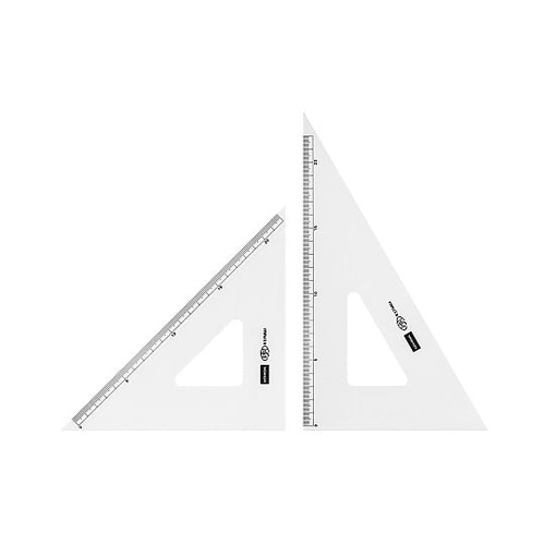 三角定規 24cmX2mm 目盛り付き