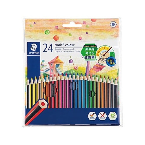 ノリスカラー色鉛筆 1セット(24色入)