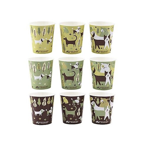 JWドッグペーパーカップ205mL 1パ