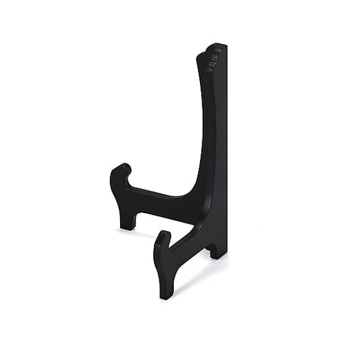 木製皿立 黒 10号 N060−0170