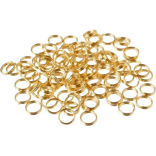 アクセサリー用二重リング 外径約6mm