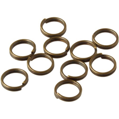 アクセサリー用二重リング 外径約6mm