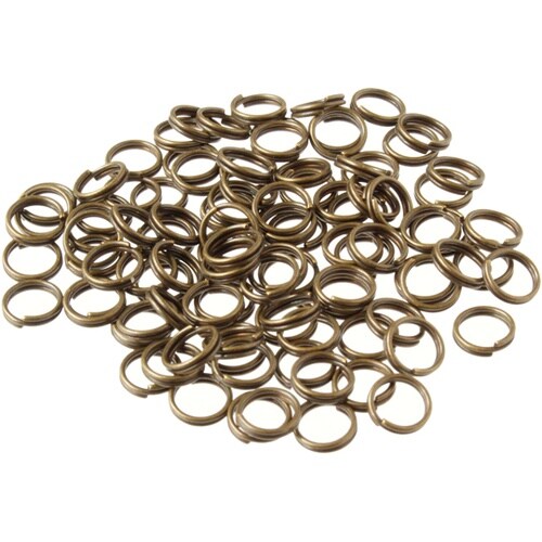 アクセサリー用二重リング 外径約6mm