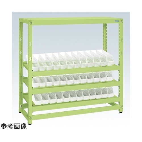 RKラック(コンテナ付/傾斜棚タイプ)W