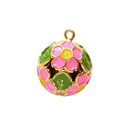 花鈴 芝桜鈴 ピンク×緑 小サイズ 直径