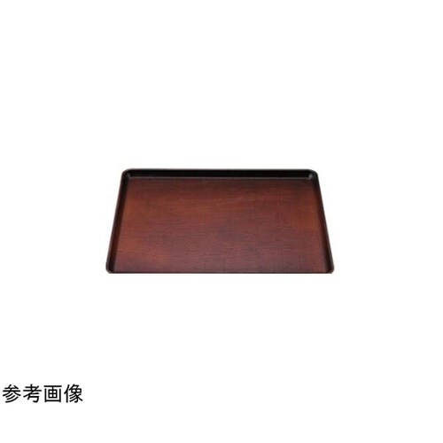 A)尺5荒彫奥広盆 ブラウン弱SL 8−