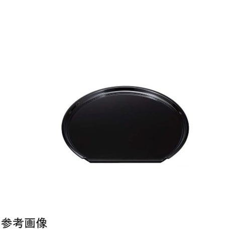 A)尺4半月フライト盆 黒SLタタキ 8