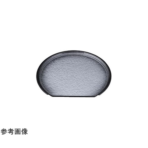 A)尺3半月フライト盆 シルバーアクア渕