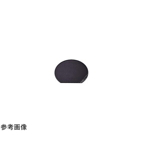 A)尺2雲流半月盆 黒SLタタキ白乱糸/