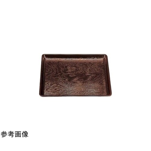 A)尺2地木目角盆 溜SL 8−0079