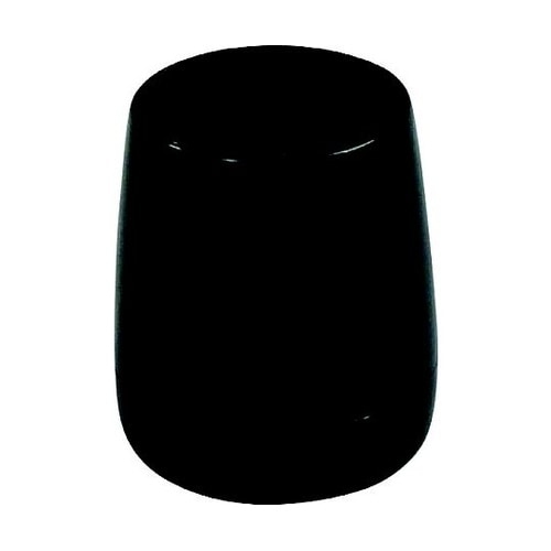 イス脚キャップバラパイプ用 黒丸18mm