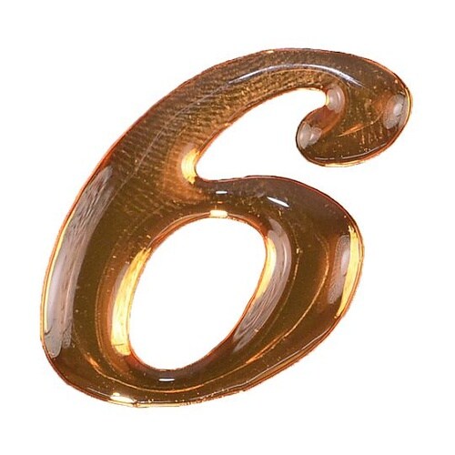 クリスタルメタル文字 ゴールド 6 天地