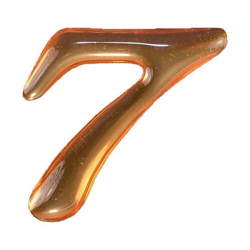 クリスタルメタル文字 ゴールド 7 天地