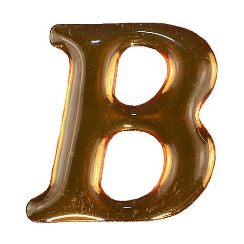 クリスタルメタル文字 ゴールド B 天地