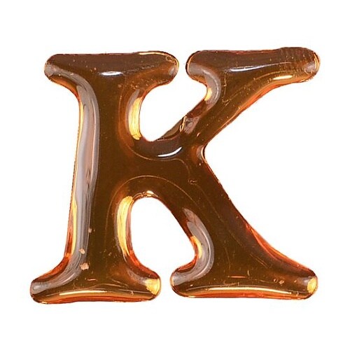 クリスタルメタル文字 ゴールド K 天地
