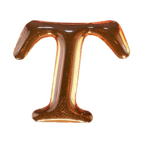クリスタルメタル文字 ゴールド T 天地