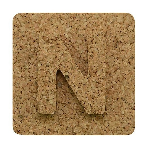 コルク抜文字 N ※ケース販売 KB45