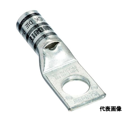 銅製圧縮端子 1穴 電線サイズ AWG2
