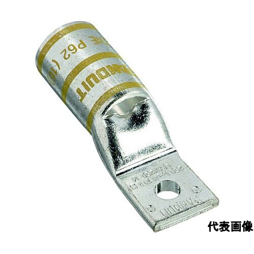 銅製圧縮端子 1穴 幅細取付板 電線サイ