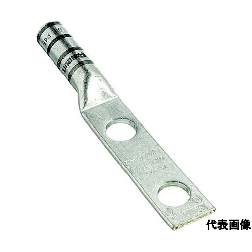 銅製圧縮端子 2穴 電線サイズ AWG2