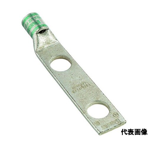 銅製圧縮端子 2穴 電線サイズ AWG1