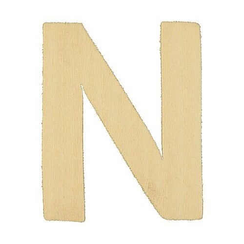 装飾文字 シナベニア切文字P式 N ※ケ