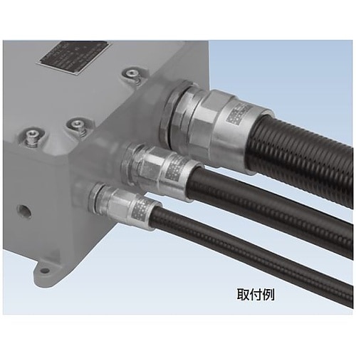 耐圧防爆パッキン式コネクタ KXUBG