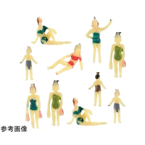 ジオラマ模型 水着の人 1/100 1組