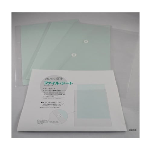 ファイルシート 2穴 中紙なし 穴補強あ