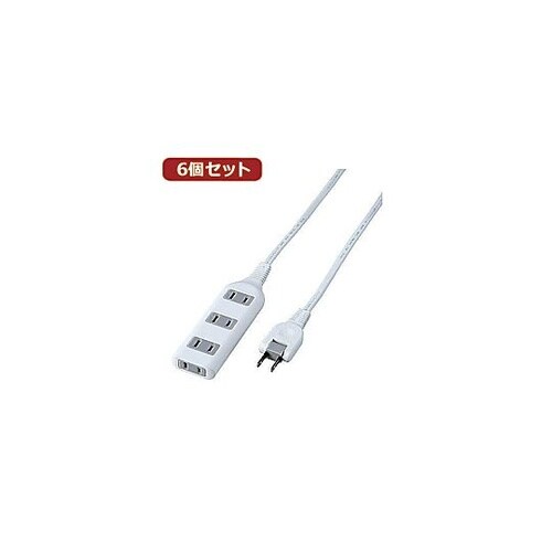6個セット耐トラ付タップ4個口 Y02S