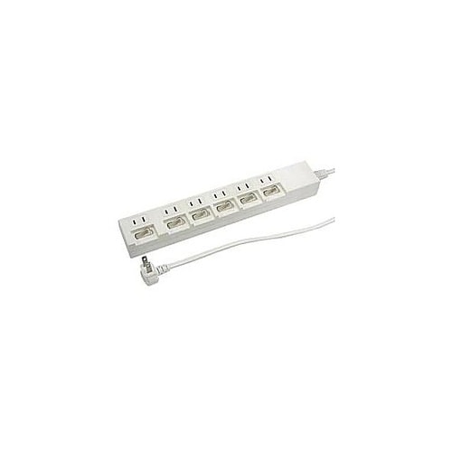 個別スイッチ付節電タップ Y02662W