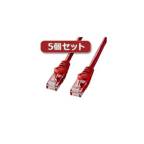 5個セット カテゴリ6UTPLANケーブ