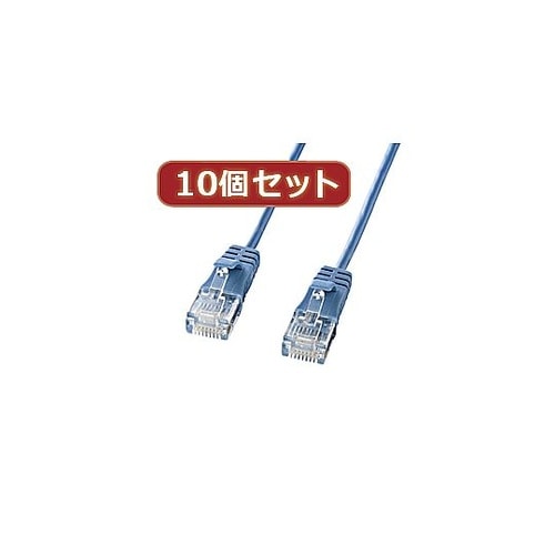 サンワサプライ カテゴリ6準拠極細LAN