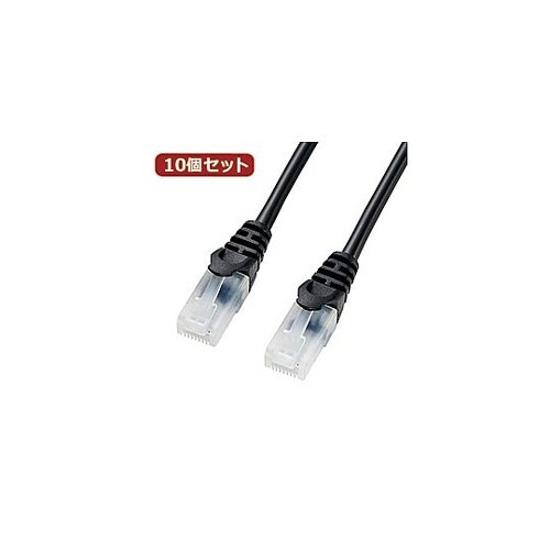 サンワサプライ ツメ折れ防止CAT5eL