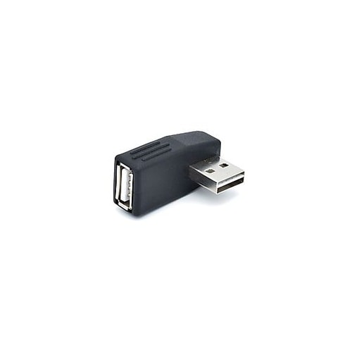 USB(A)方向変換L型アダプタ オス両