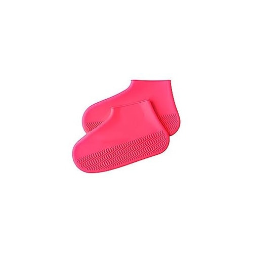 防水シューズカバー Sサイズ ピンク V