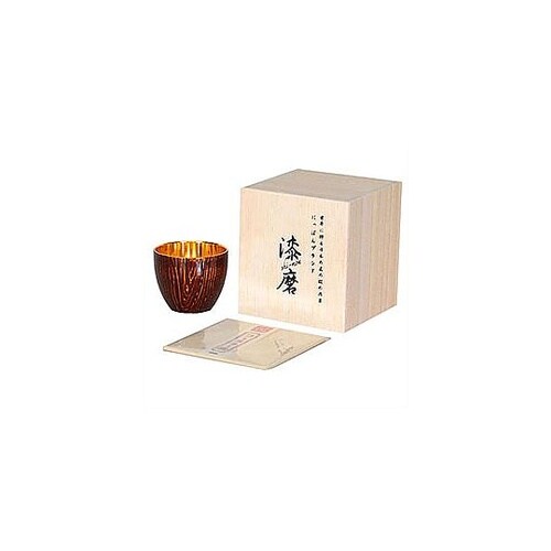 漆磨 漆塗りカップ 和然檀 和然檀+(わ