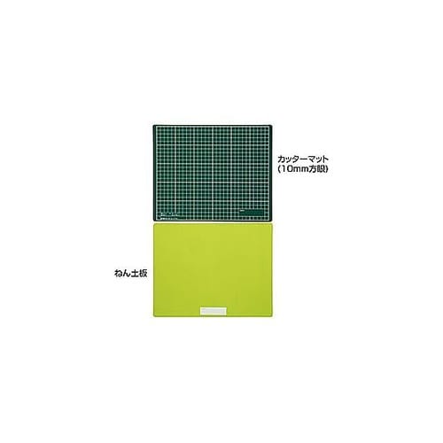 ARTEC 工作マットB 緑x黄緑 AT