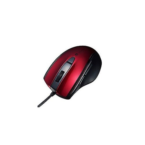 静音有線ブルーLEDマウス 5ボタン M