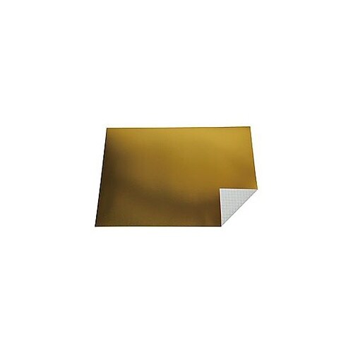 メタリック工作方眼紙 4切 金色 1枚