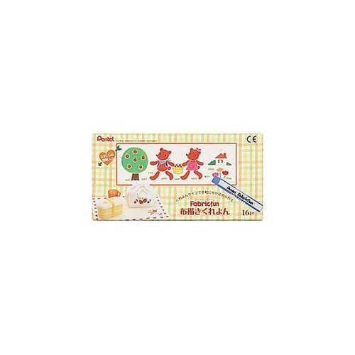 ぺんてるファブリック布描くれよん ATC