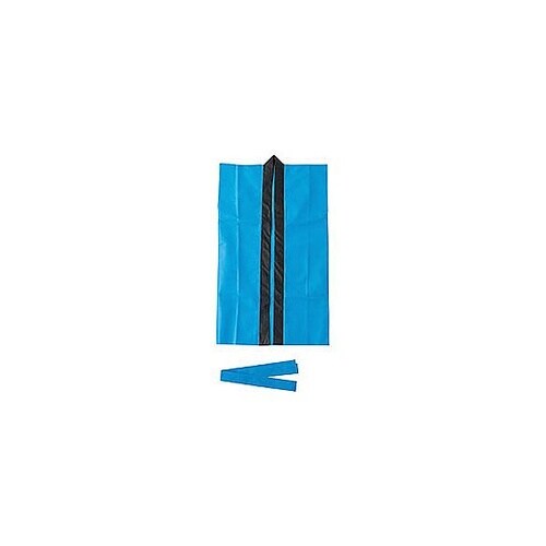 ロングハッピ不織布 青 C(ハチマキ付)