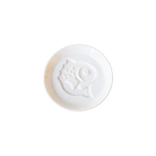 国産シルエットしょうゆ皿1P 鯛 224