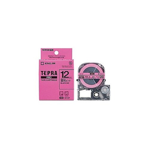 テプラPROテープ蛍光色 12mm ピン
