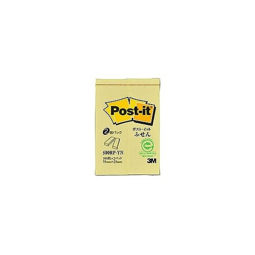 Post−it ポストイット 再生紙 ふ