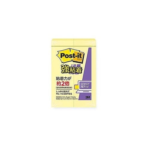 Post−it ポストイット 強粘着付箋
