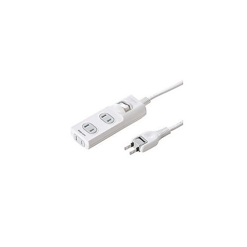 火災予防安全タップ 2P 3個口 1m