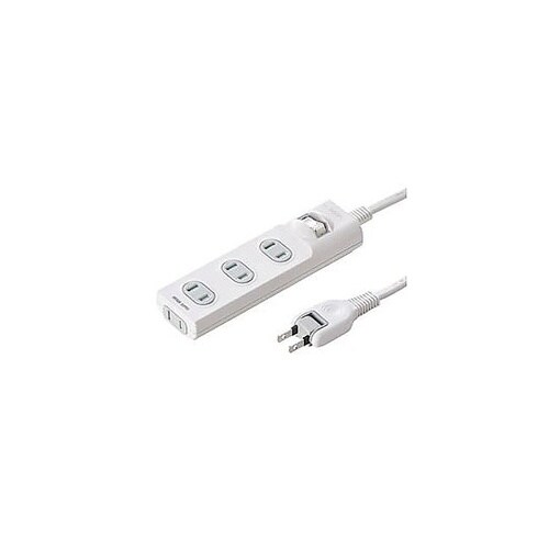 火災予防安全タップ 2P 4個口 1m
