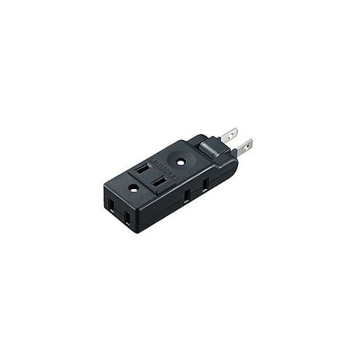 スイングミニタップ 2P 4個口 ブラッ
